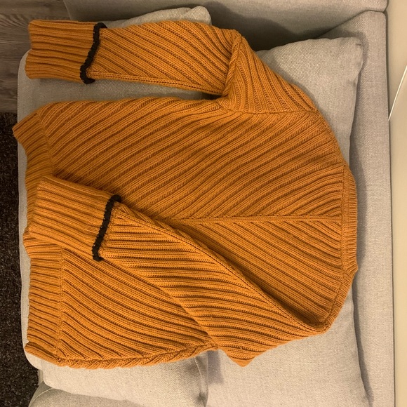 🟠GREY Jason Wu wool v-neck sweater🟠 - Picture 3 of 6